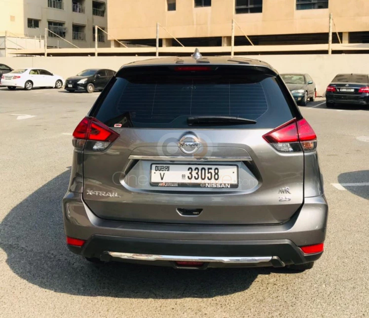 Metallic Grey Nissan Xtrail 2021 for rent in Dubai 4